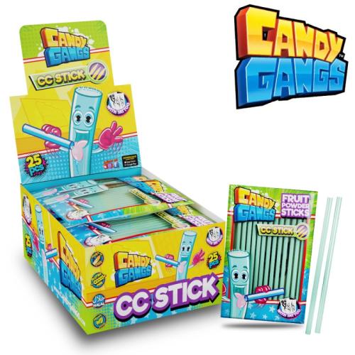 Candy Gangs CC Stick Pałeczki pudrowe 10g x 25szt