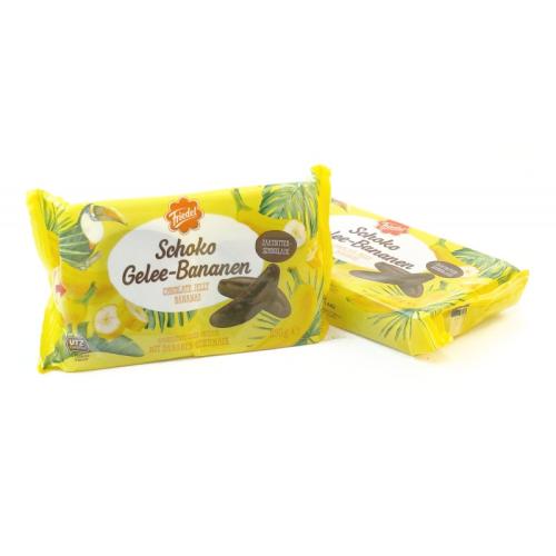 Riegelein Chocolate Jelly Bananas Galaretki bananowe w czekoladzie 250g x 10szt
