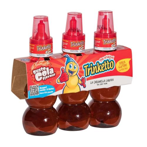 Trinketto Cola Tris Cukierek w płynie o smaku Coli 210ml (3 x 70ml) x 20szt